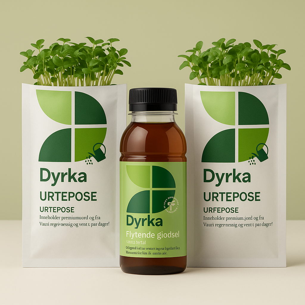 2 urteposer + 200ml flytende gjødsel